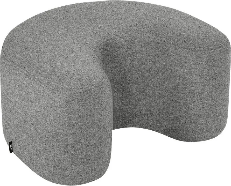 Сива вълнена табуретка Ü – noo.ma