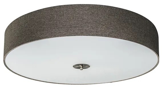 Ръстичен таванен аплик Таупе 70 см - Drum Jute