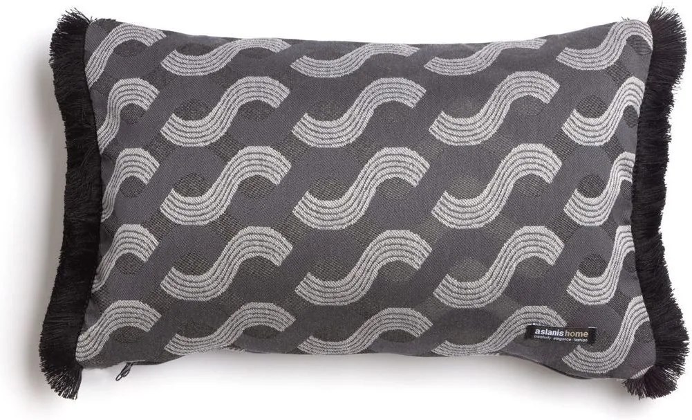 Декоративна калъфка за възглавница Aslanis Home Pinovo-Grafitis-Asimi-45 x 45 cm