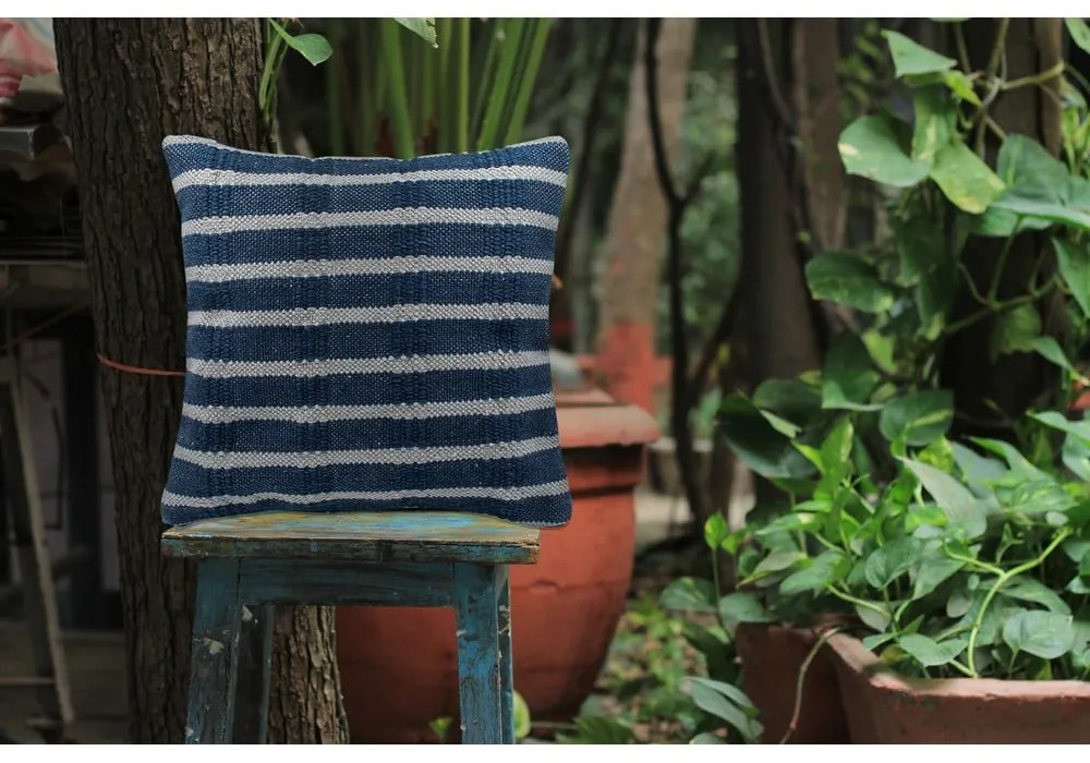 Възглавница за открито от рециклирана пластмаса Sailor, 45 x 45 cm - Green Decore