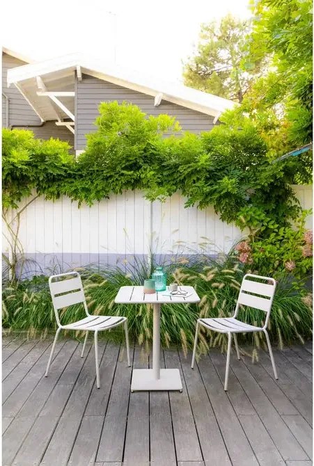 Градинска квадратна маса Hesperide Phuket - Бежов