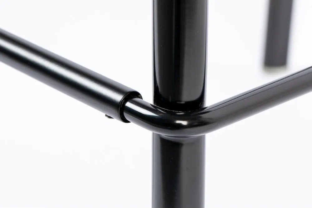 Черен/светлорозов бар стол 94 cm Spike - Zuiver