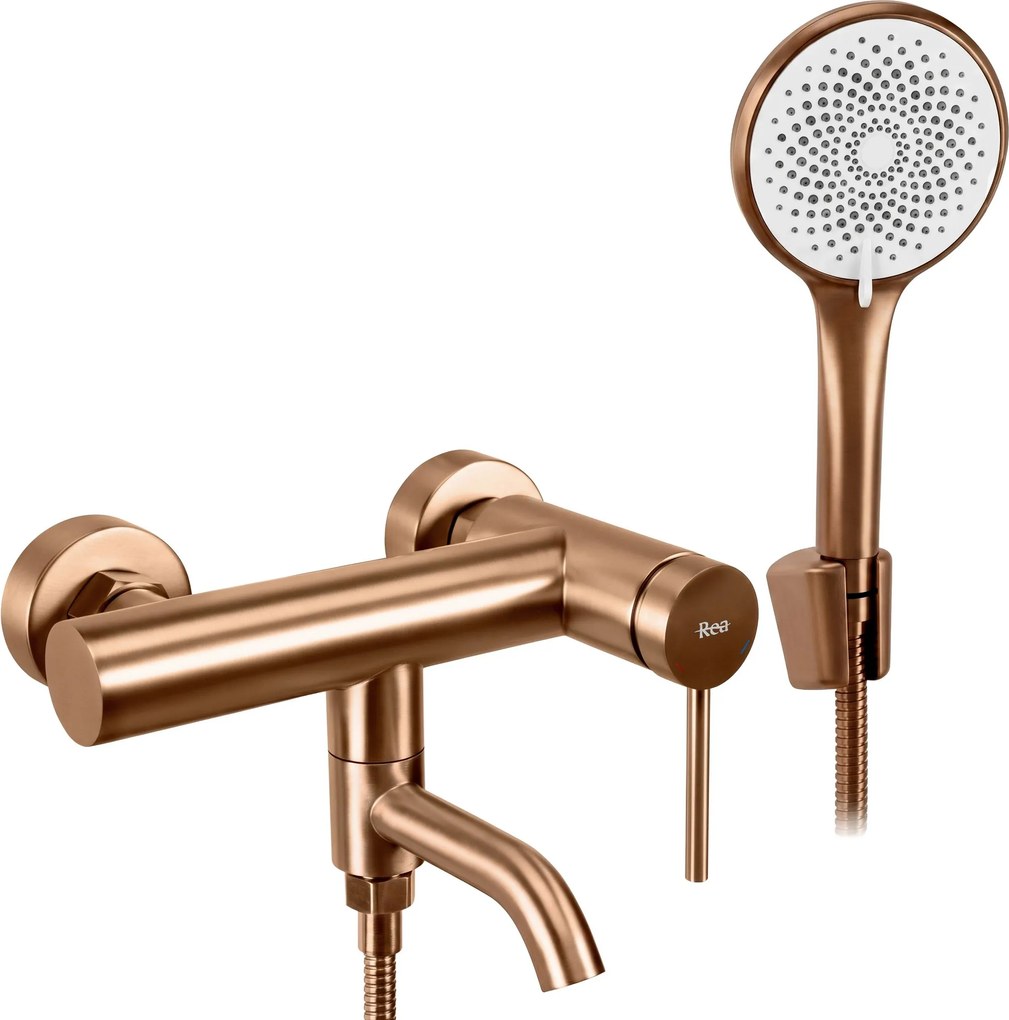 Смесител за вана Rea Clif Brushed Copper