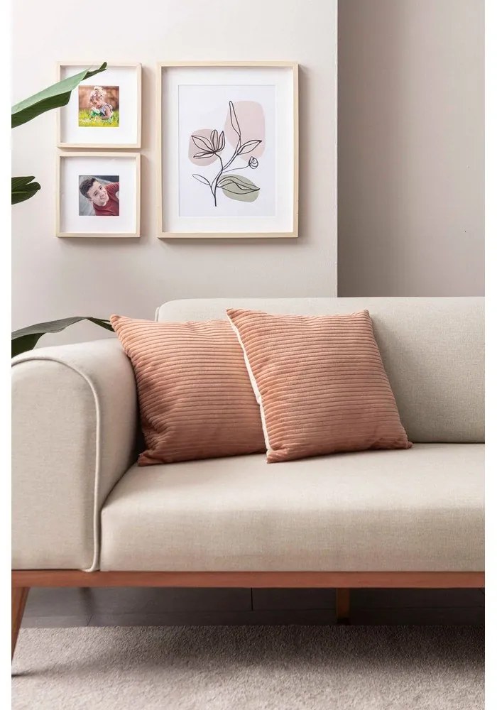 Калъфки за възглавници от рипсено кадифе в комплект от 2 бр. 43x43 cm – Mioli Decor