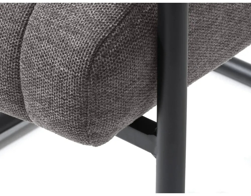 Тъмносив трапезен стол Trout – Unique Furniture