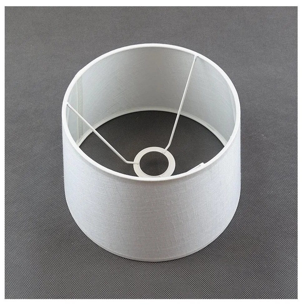 Универсален резервен абажур LORENZO E27 20x26 см бял