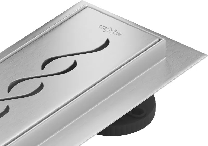 Mexen Flat 360° M18 въртящ се линеен сифон 50 см, инокс - 1023050-40