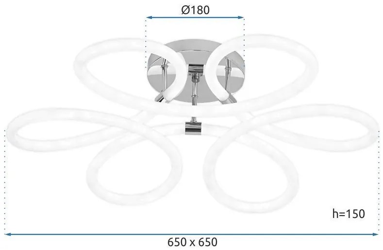 Лампа LED G023-C Gold