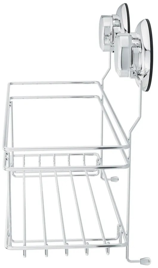 Самоносеща метална етажерка за баня в сребристо Bestlock Bath - Compactor