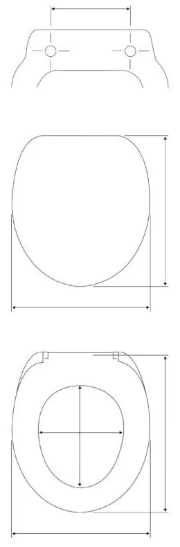 Тоалетна чиния 38 x 41 см Aldeno – Wenko