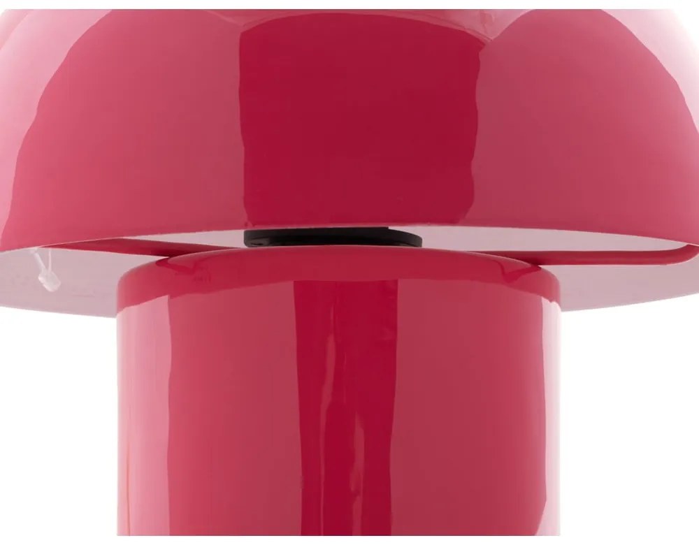 Розова настолна лампа с метален абажур (височина 20 cm) Fat Mushroom – Leitmotiv