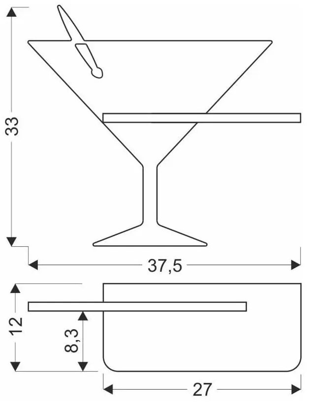 Синя LED стенна лампа Piccolo – Candellux Lighting