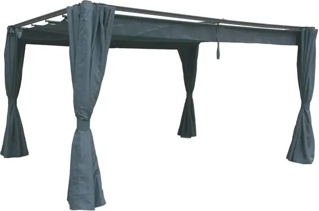 Беседка Hesperide Palmeira, Алуминий, Цвят Шисти, 3x4 m