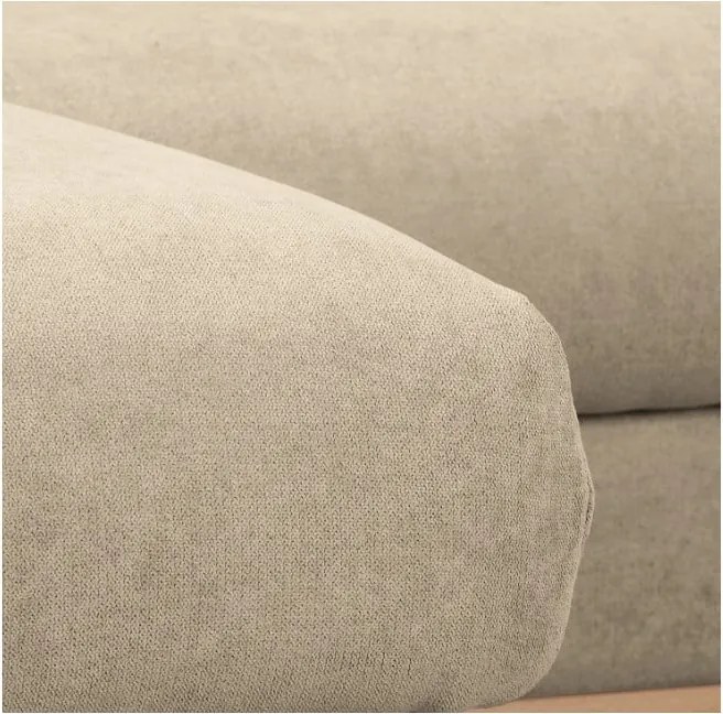 Бежов ъглов диван (ляв ъгъл) Beata - Ropez