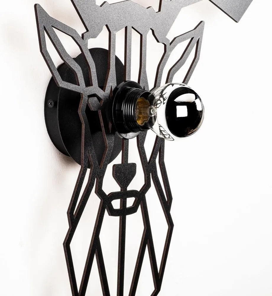 Черна стенна лампа – Opviq lights