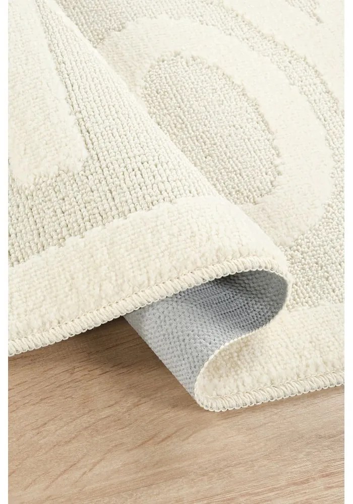 Кремав килим за баня 60x100 cm Enjoy – Foutastic