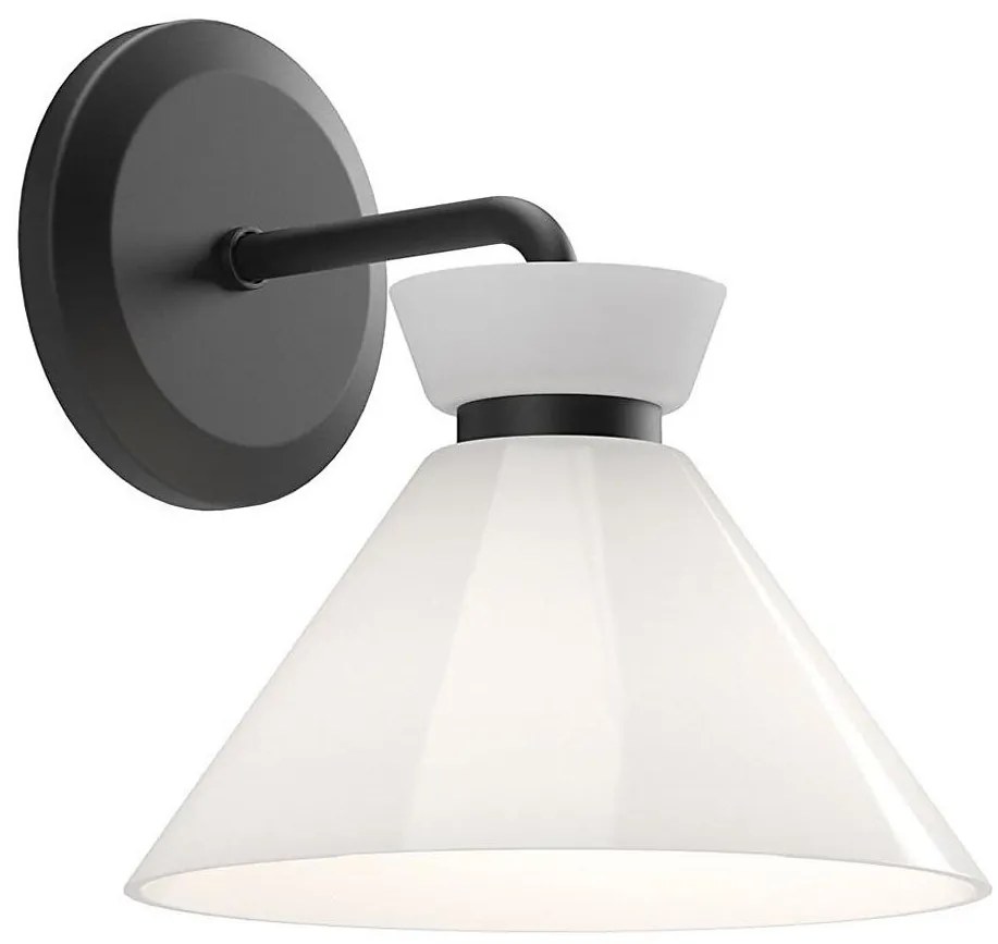 Alora Mood ALM-HALSTON-1WB-BK - Настенно осветително тяло HALSTON 1xE14/40W/230V черно