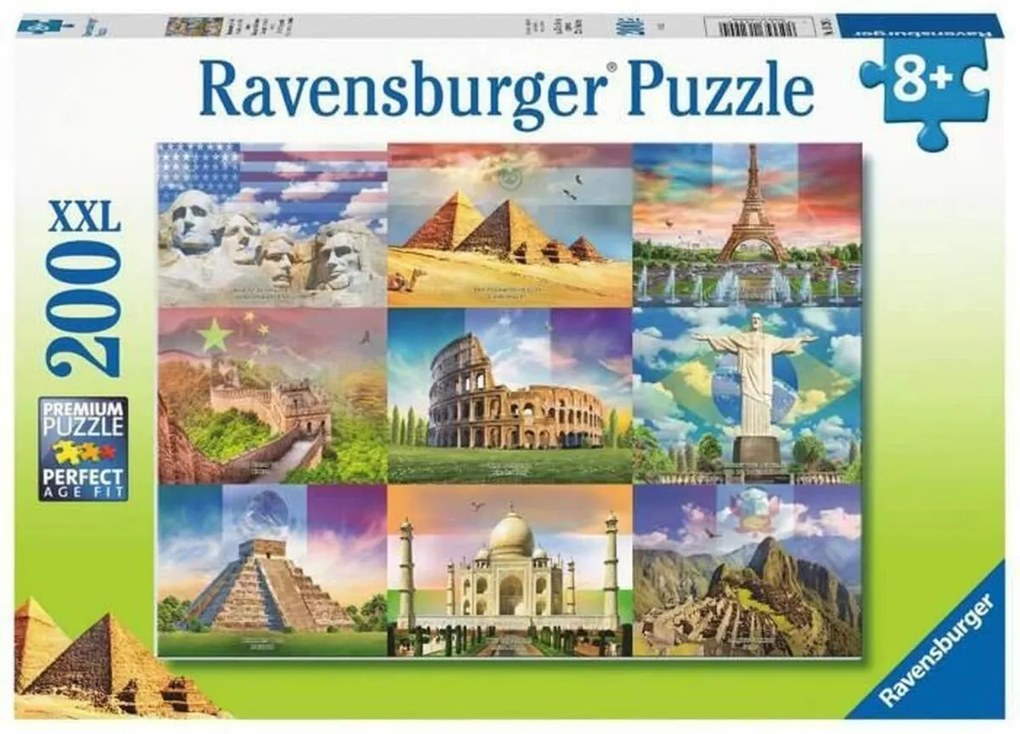 Пъзел Ravensburger 13290 XXL Monumentos del mundo 200 Части