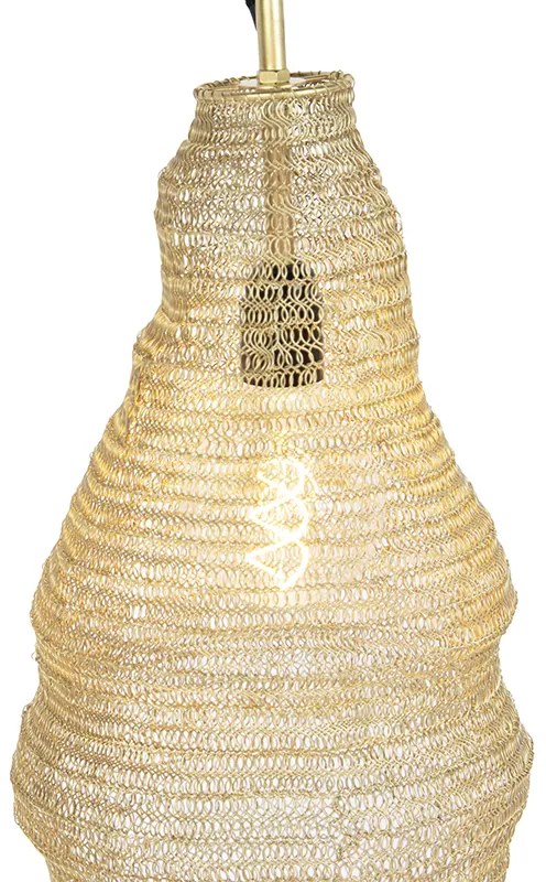 Ориенталски висящ аплик златен - Nidum Rombo