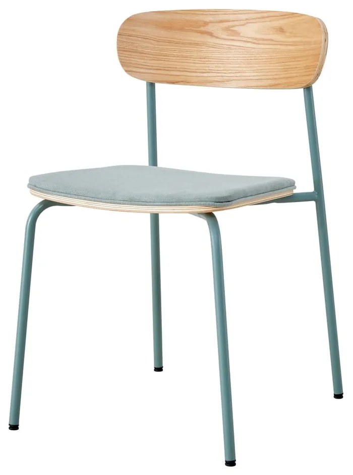 Зелени/естествени трапезни столове в комплект 2 бр. Adriana – Marckeric