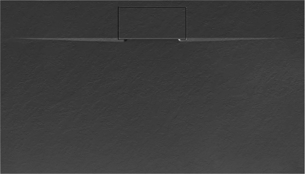 Корито за душ кабина Rea Bazalt long Black 80x120