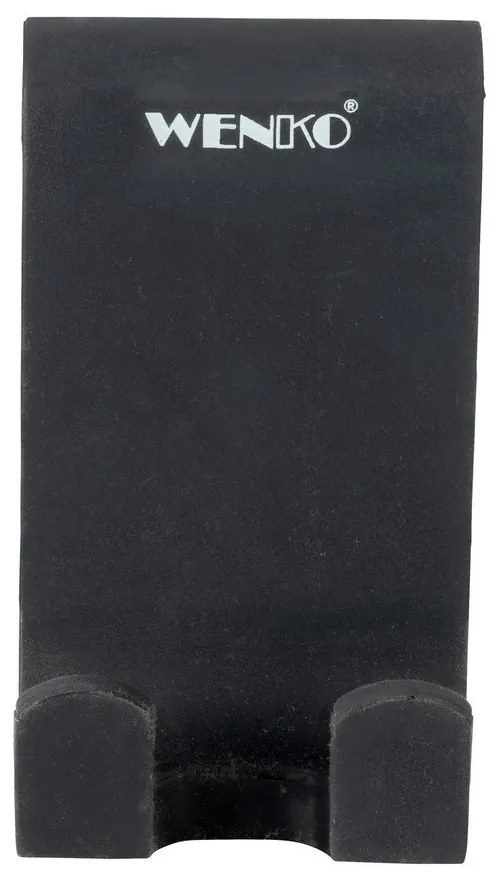 Черна силиконова двустранна стойка за окачване Verna - Wenko