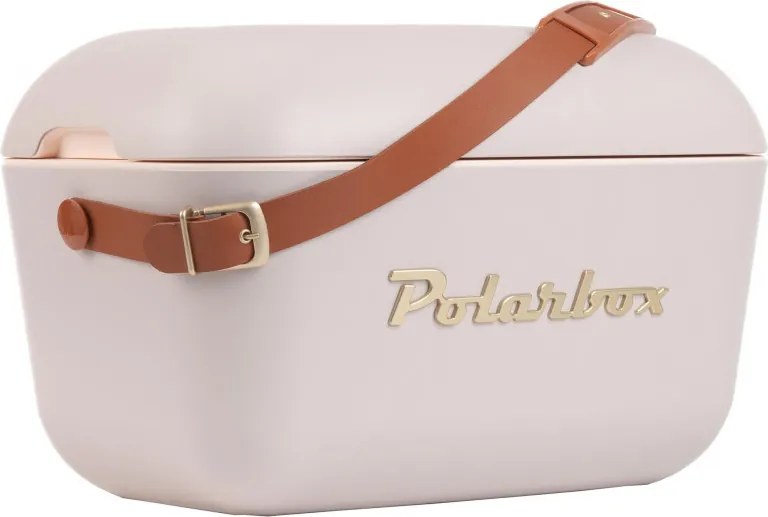 Хладилна чанта Polarbox Gold, 12 литра, AIRPOP полистирол, 5-15C до 24 часа, Розов/Златист