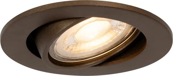 Модерен вграден прожектор тъмно бронз с наклон - Cisco