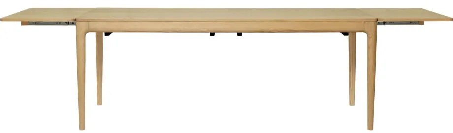 Сгъваема маса за хранене от дъбова дървесина 90x200 cm Heart'n'Soul - UMAGE