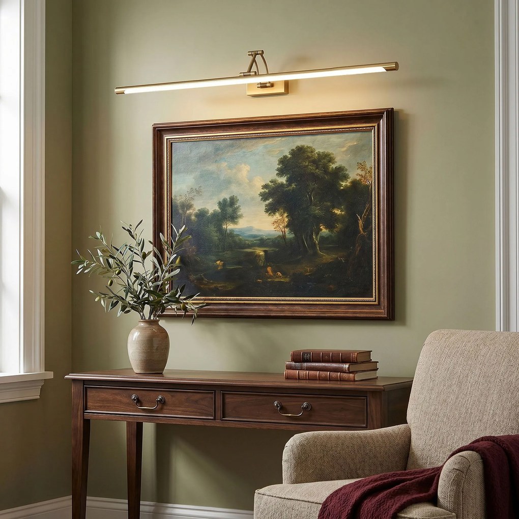 LED аплик за баня SWE024-1W 80cm Brush Gold