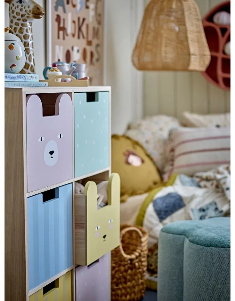 Детски скрин от масивна Пауловния в естествен цвят 55x88,5x25,5 cm Calle – Bloomingville Mini