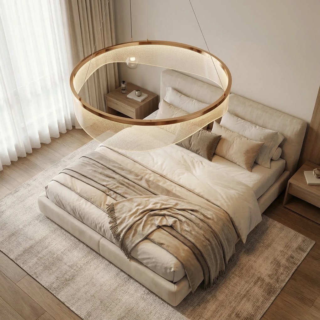 ВИСЯЩА ТАВАННА ЛАМПА G145-CP 60 GOLD