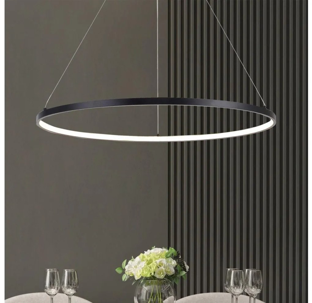 Zuma Line PEN89424-90BK - LED полилей HORIK LED/40W/230V 3000/4000/6000K