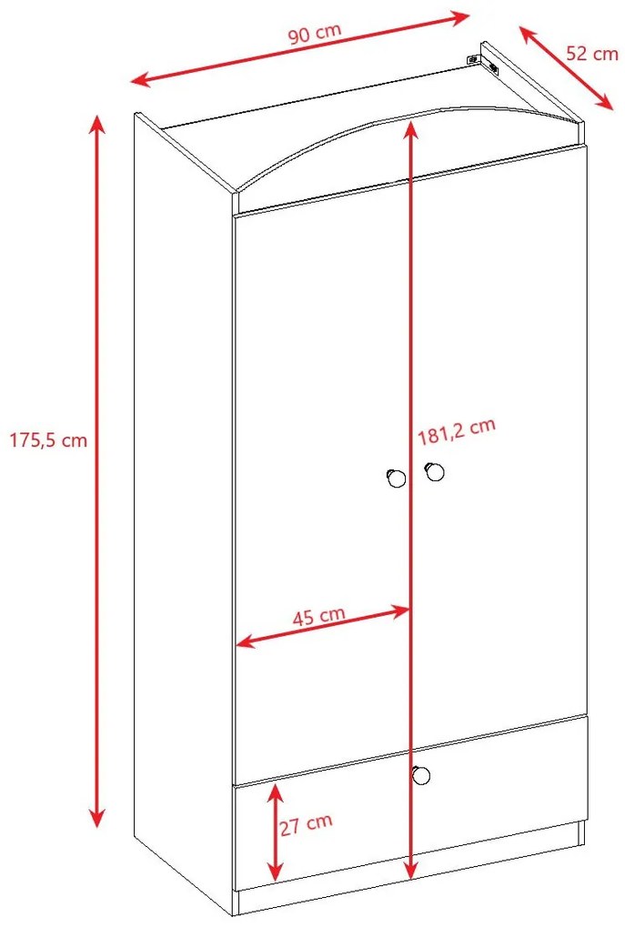 Гардероб Babydreams Cartoon-Prasino-Zoo