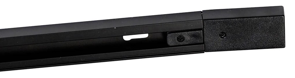 Модерна релсова осветителна система с 5 прожектора тъмен бронз 1-фазна - Iconic Kohua