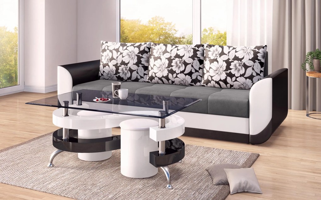 Стъклена холна маса Синтия М II