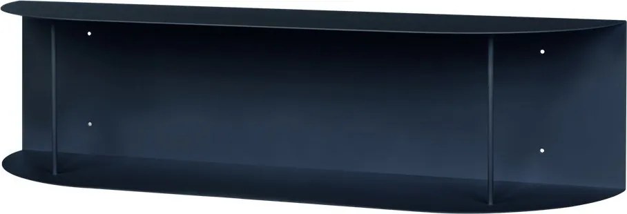 Тъмносин на няколко нива метален стенен рафт 80 cm Lina – noo.ma