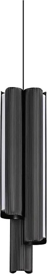 Ideal Lux - Димируема LED висяща лампа на кабел DORICA 3xLED/9W/230V CRI 90, диаметър 9,5 см, черна