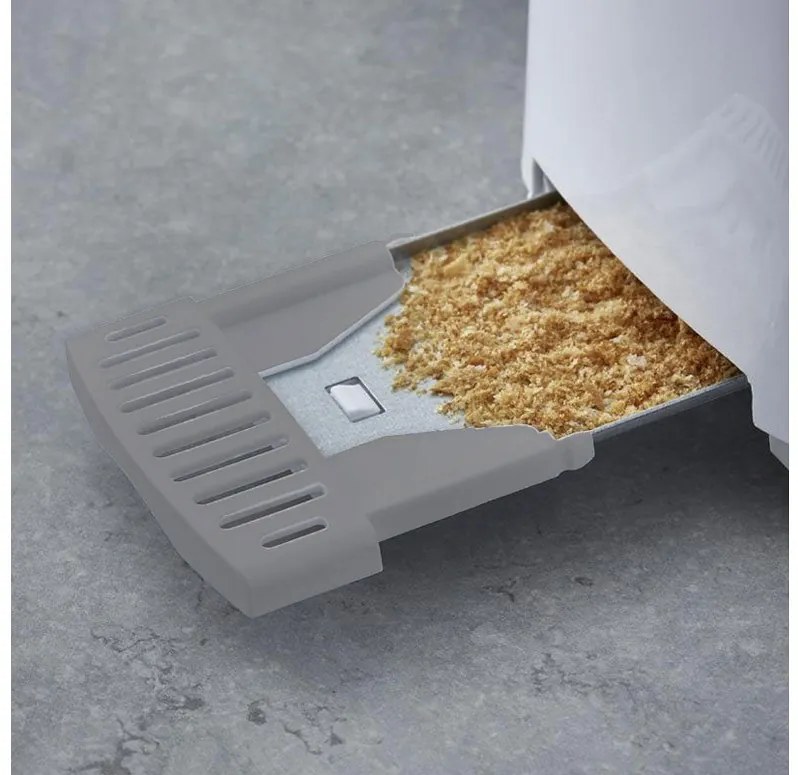 Тостер за хляб ZEPHYR ZP 1440 W, 700W, За 2 филийки, 7 степени на запичане, Бял