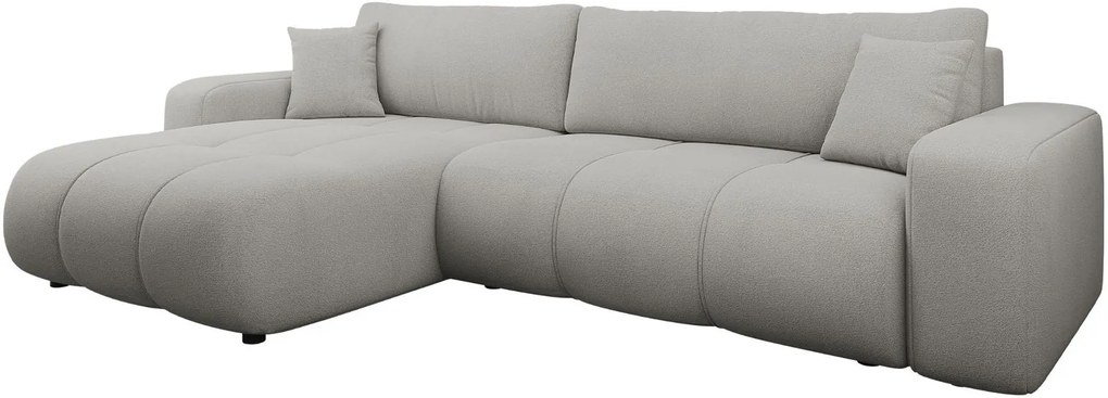 Ъглов диван Furyn L Maxi-Сив