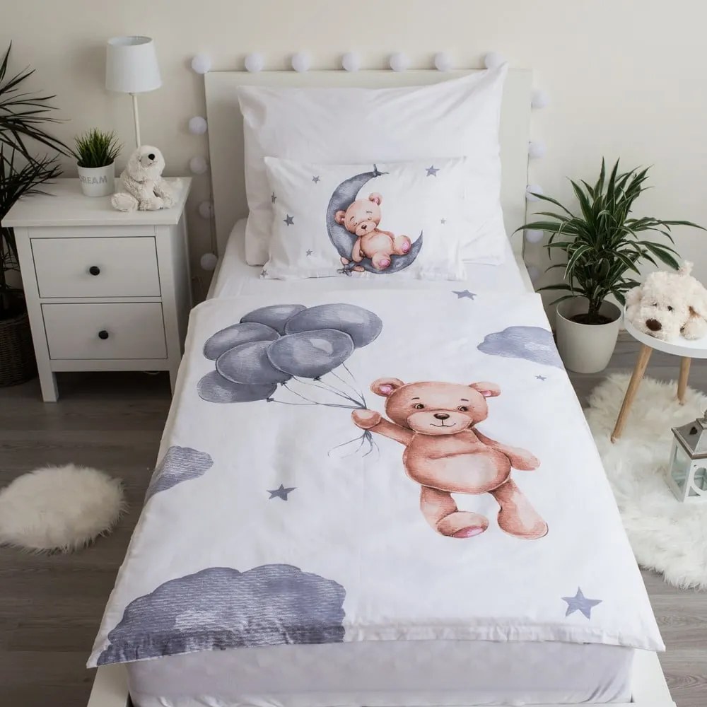 Памучно спално бельо за детско легло 100x135 cm Teddy Bear - Jerry Fabrics