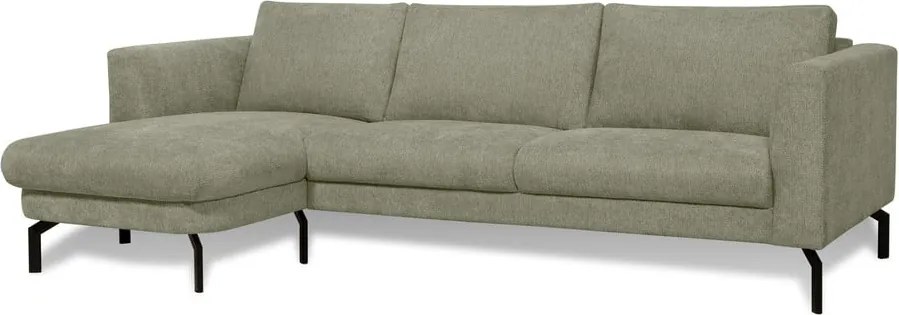 Светлозелен ъглов диван (ляв ъгъл) Gomero – Scandic