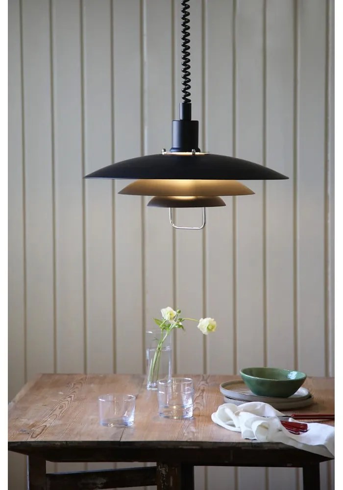 Черна висяща лампа Kikrenes, ø 48 cm Kirkenes - Markslöjd