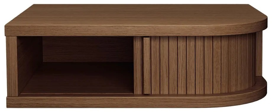Кафяво нощно шкафче от орех Farsta – Woodman