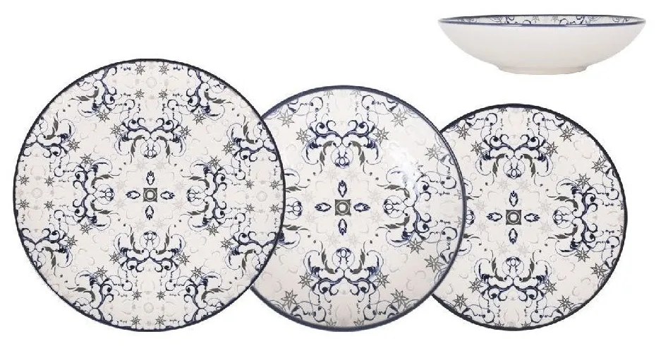 Сервиз за хранене LA MEDITERRANEA Теsа, 12 части, Керамика