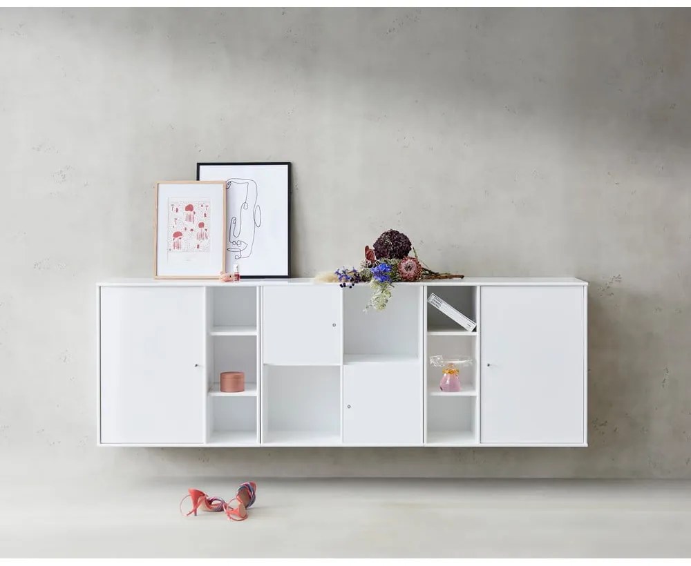 Бяла врата за модулна система от рафтове 2 бр. 32x33 cm Mistral Kubus - Hammel Furniture