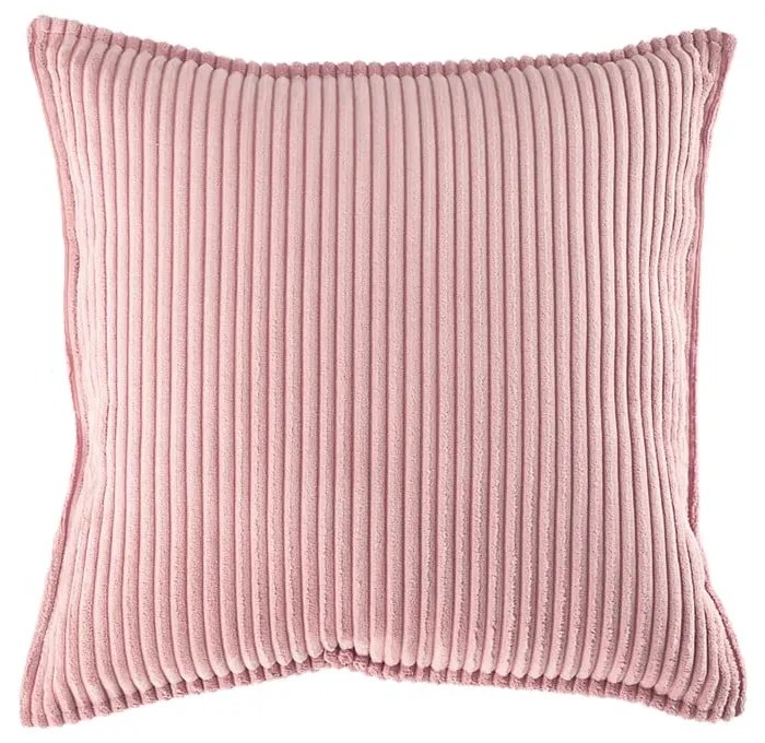 Розова детска възглавница за диван от рипсено кадифе Block – Wigiwama