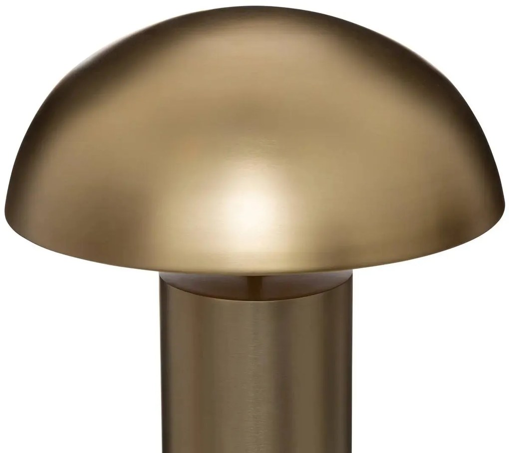 Лампион atmosphera Mushroom Cylinder, Метал, Златен, 97 cm