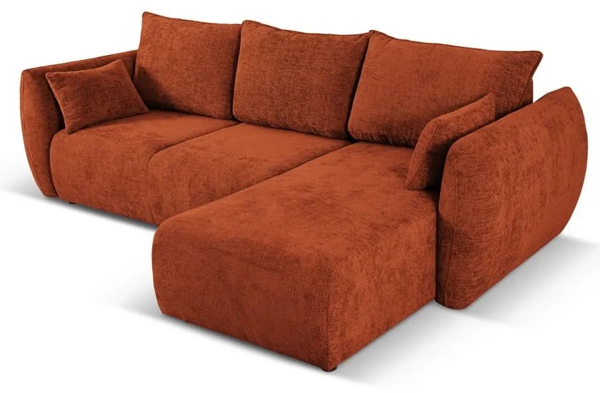 Оранжев ъглов диван (десен ъгъл) Matera - Cosmopolitan Design
