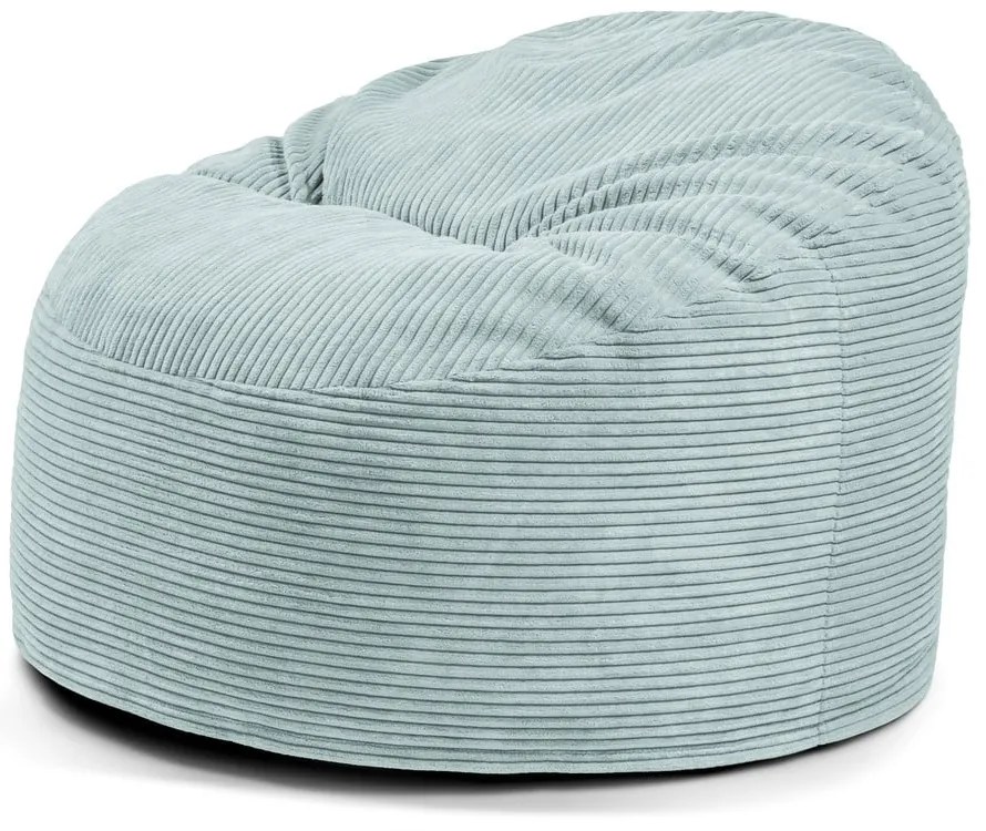 Детски пуф от рипсено кадифе в цвят мента Om 85 – SLOWDOWN